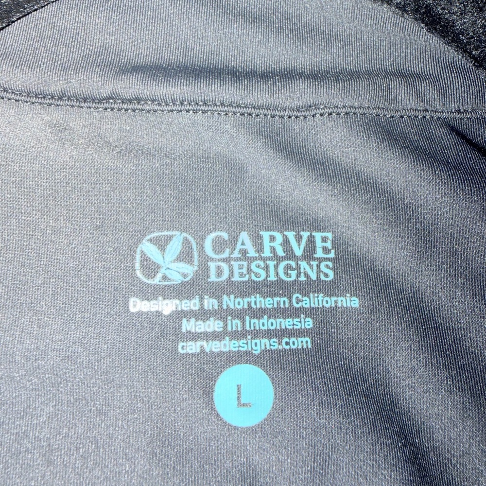 Carve Designs women’s L black zip up Lightweight Jacket - Picture 7 of 7